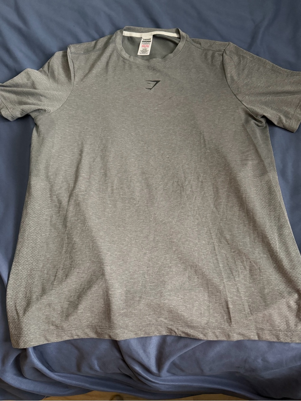 Gymshark Lightweight Seamless T-Shirt - Light Grey/Smokey Grey